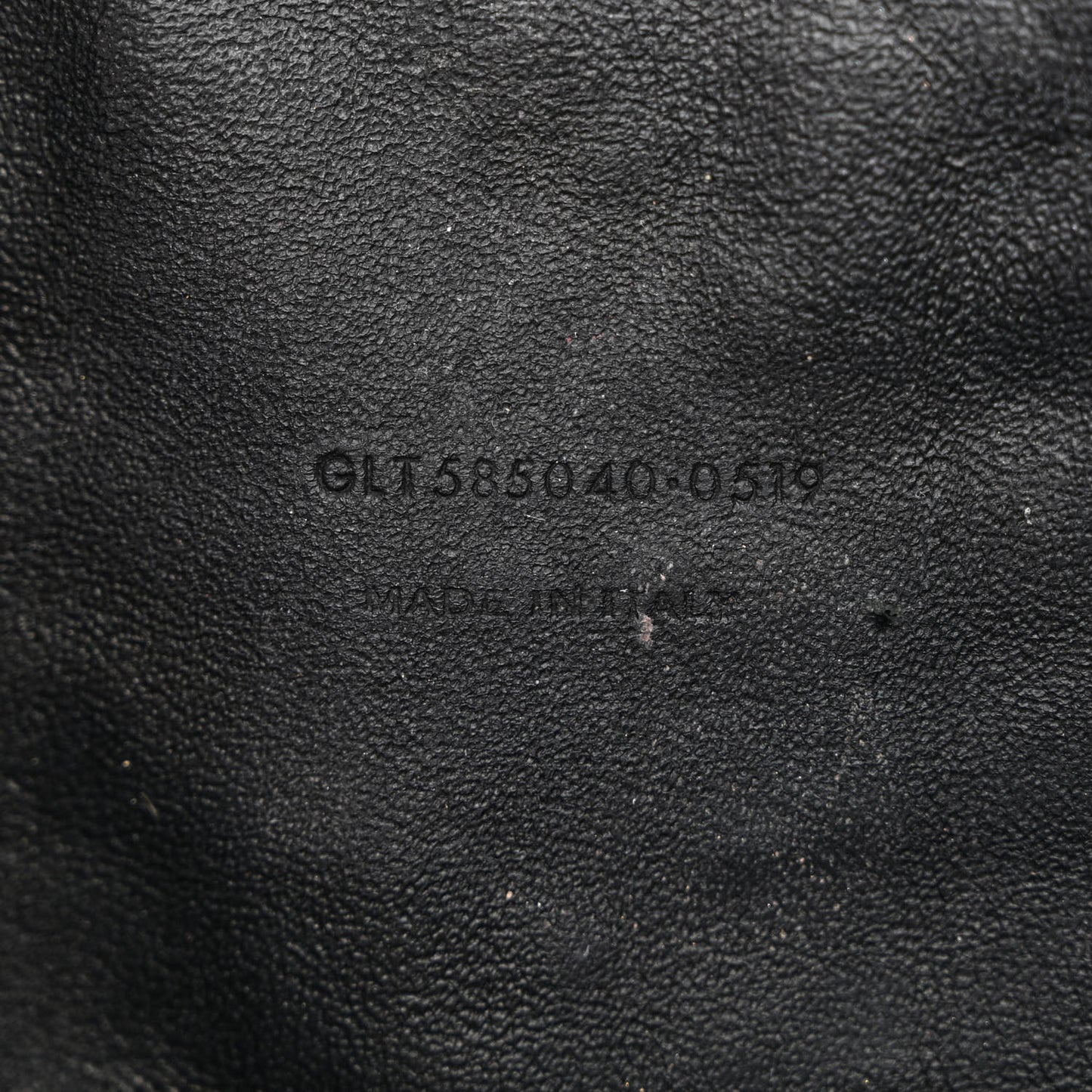 Grain De Poudre Matelasse Monogram Mini Lou Camera Bag Black