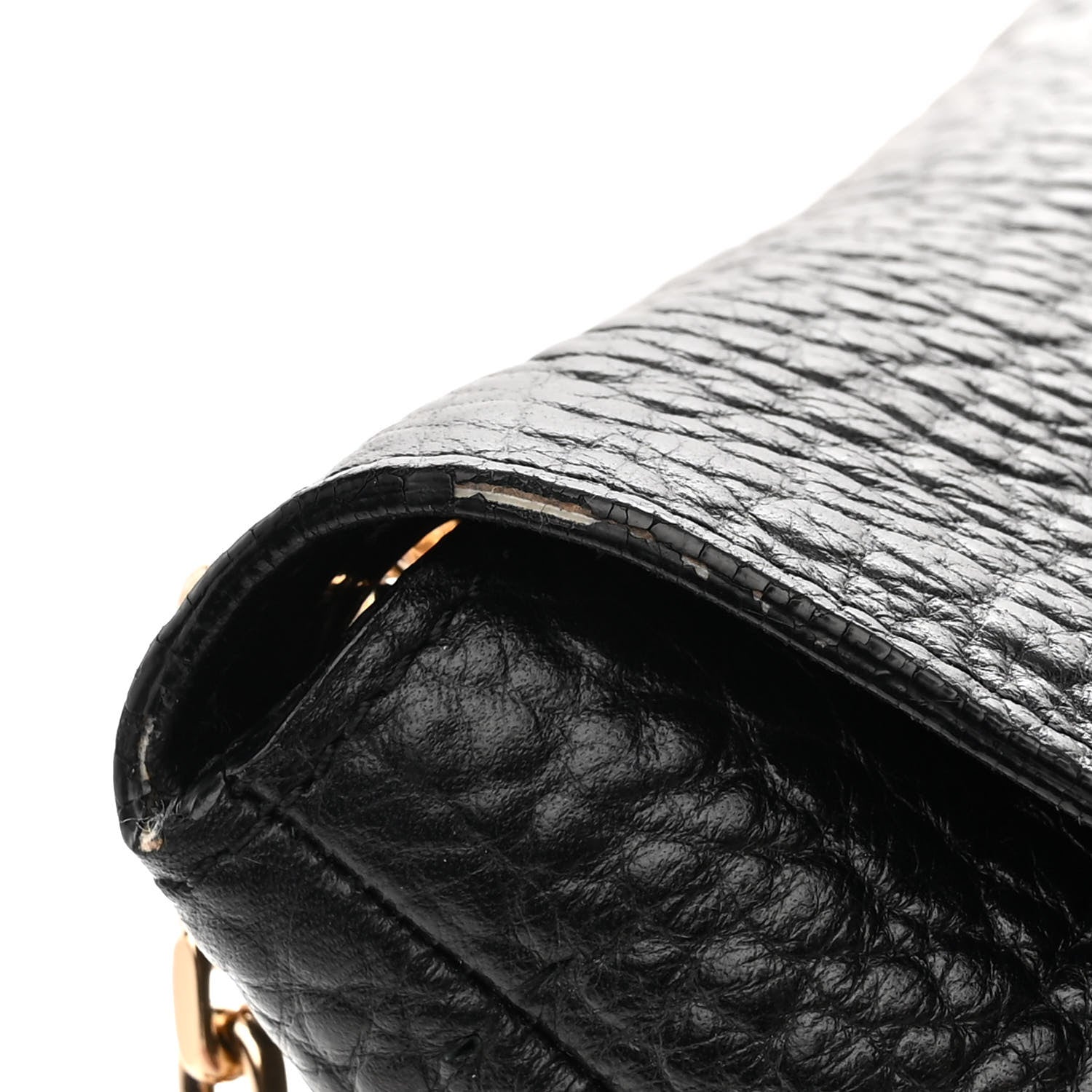 Burberry Signature Grain Large Mildenhall Shoulder Bag Black 12 of 13
