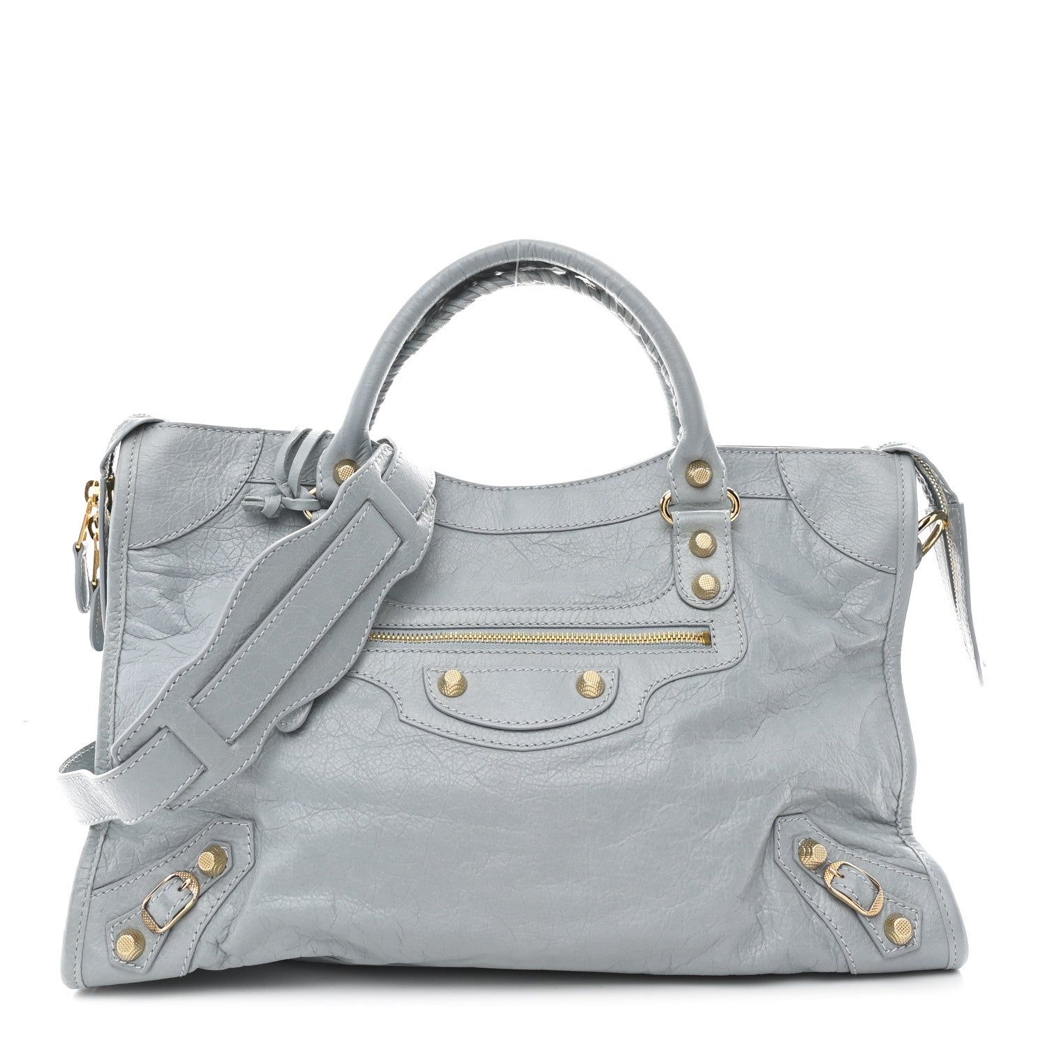 Balenciaga Agneau Giant 12 Gold Hardware City Bleu Opaline 1 of 11