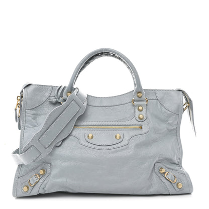 Balenciaga Agneau Giant 12 Gold Hardware City Bleu Opaline 1 of 11
