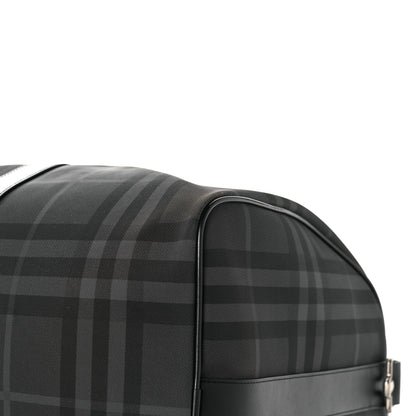 Burberry Nylon Smoked Check Duffle Bag Black 11 of 14