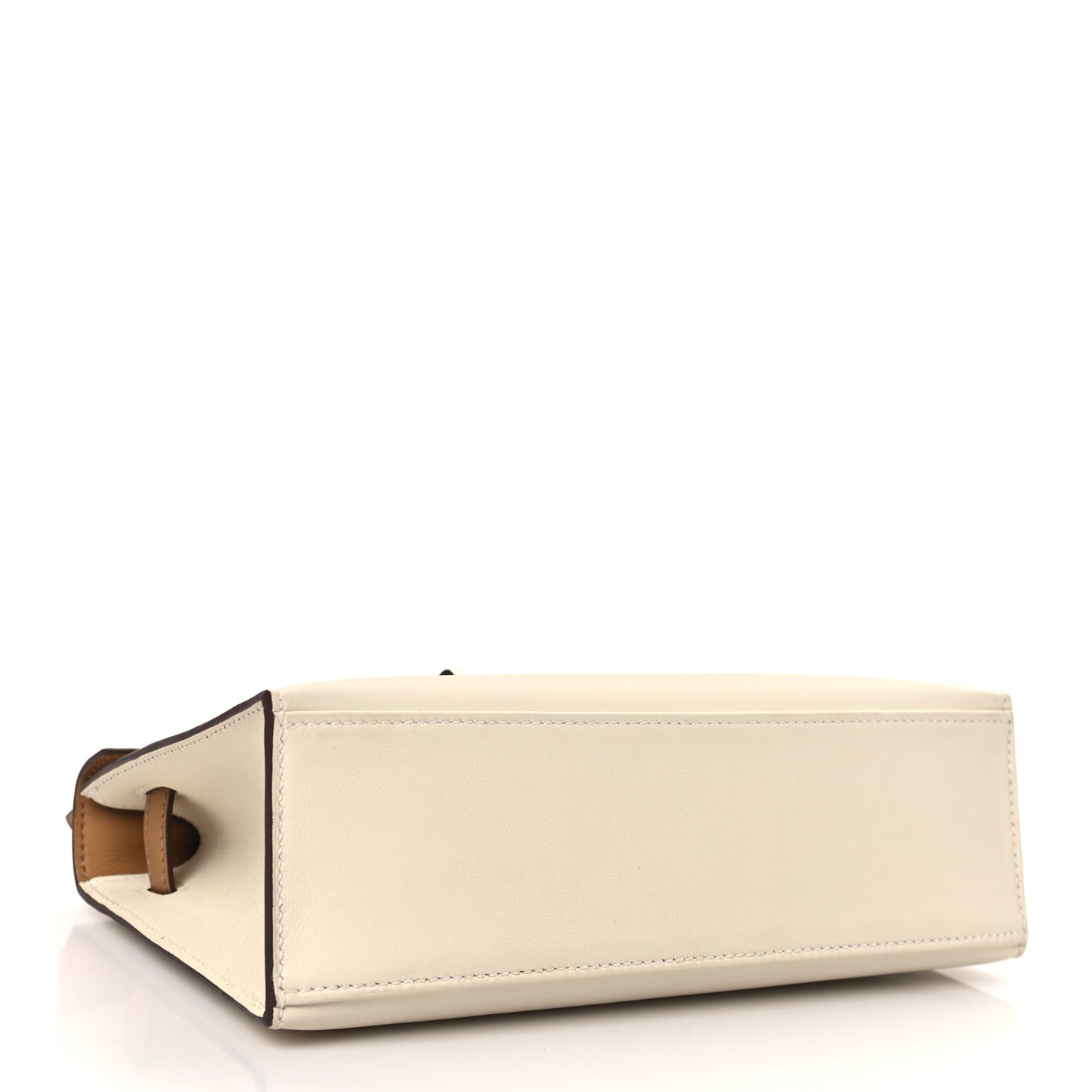 Swift Horseshoe Kelly Pochette Clutch Nata Biscuit