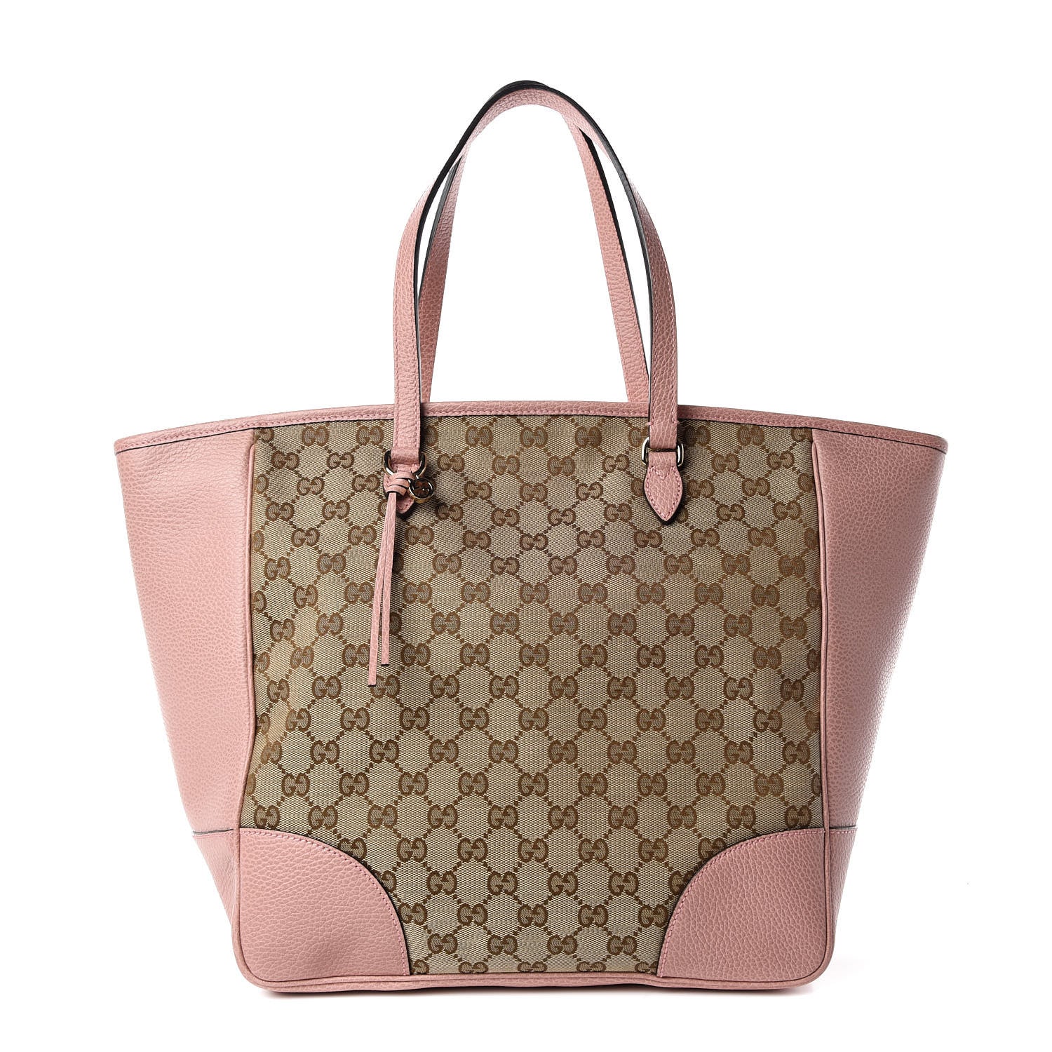 Gucci Monogram Bree Zippered Tote Beige Soft Pink 1 of 13