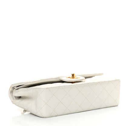 Chanel Lambskin Quilted Small Double Flap White 4 of 25