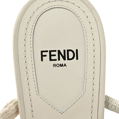 Fendi Fabric Woven Fendi First 95mm Slide Sandals 38 Grezzo 8 of 8