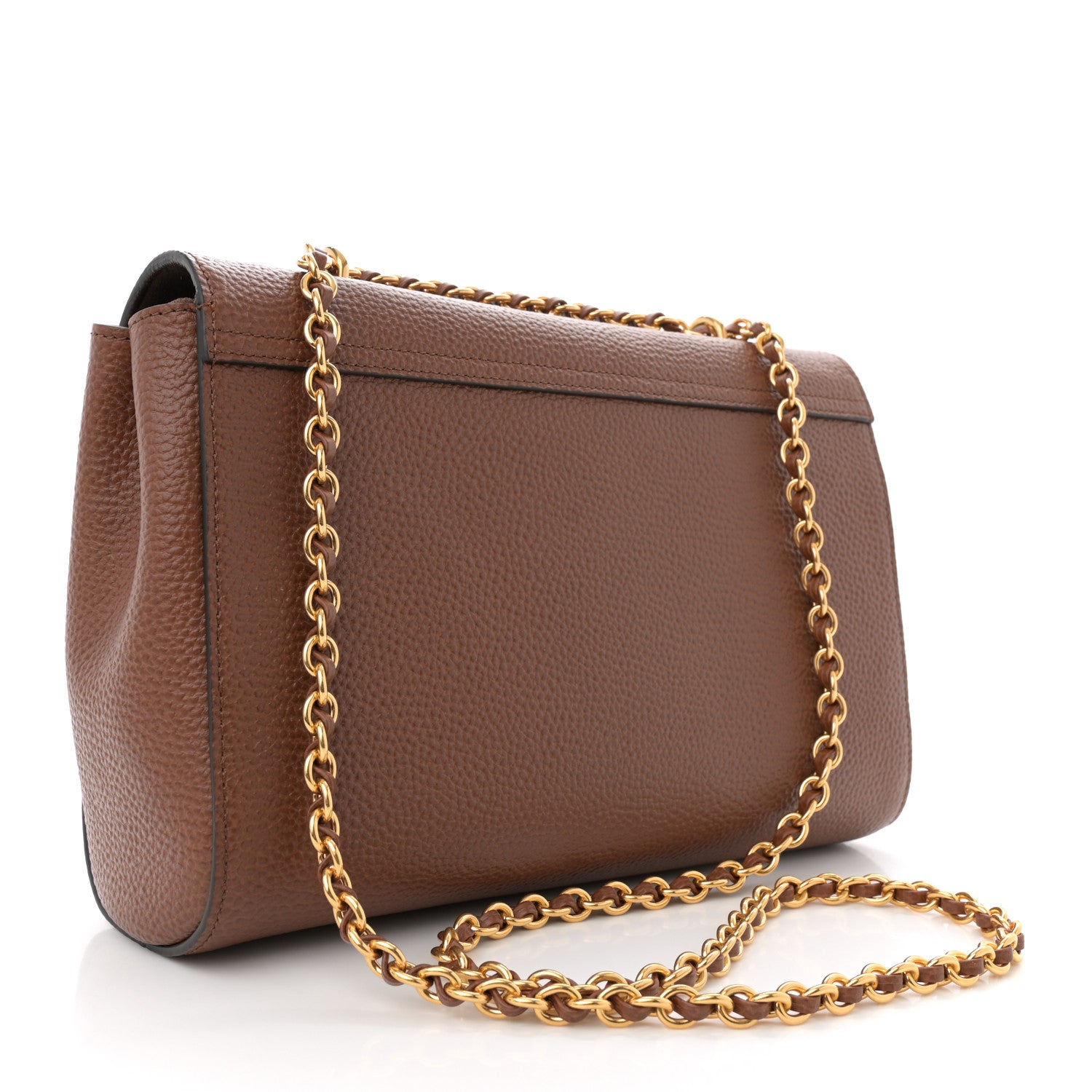 Mulberry Small Classic Grain Calfskin Medium Lily Flap Oak 3 of 10