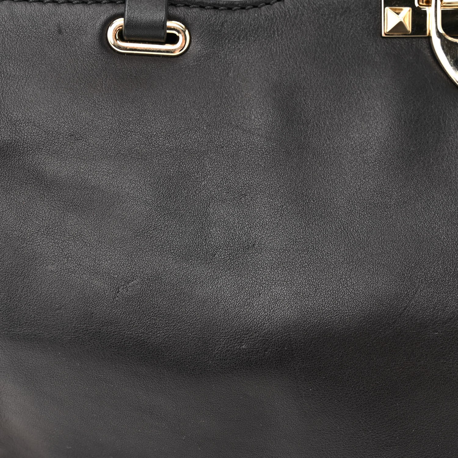 Valentino Garavani Vitello Medium Rockstud Tote Black 12 of 12