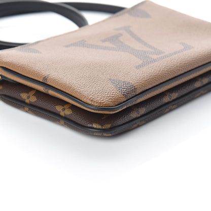Louis Vuitton Reverse Monogram Giant Double Zip Pochette 9 of 11