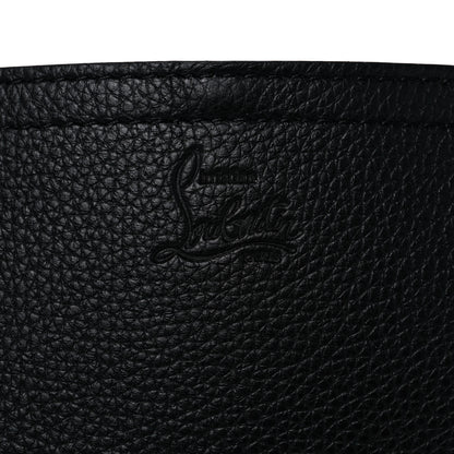 Christian Louboutin Calfskin Spiked Large Cabarock Shopper Tote Black 7 of 13
