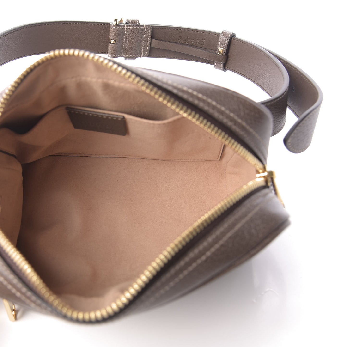 GG Supreme Monogram Web Small Ophidia Belt Bag 75 30 Dark Brown