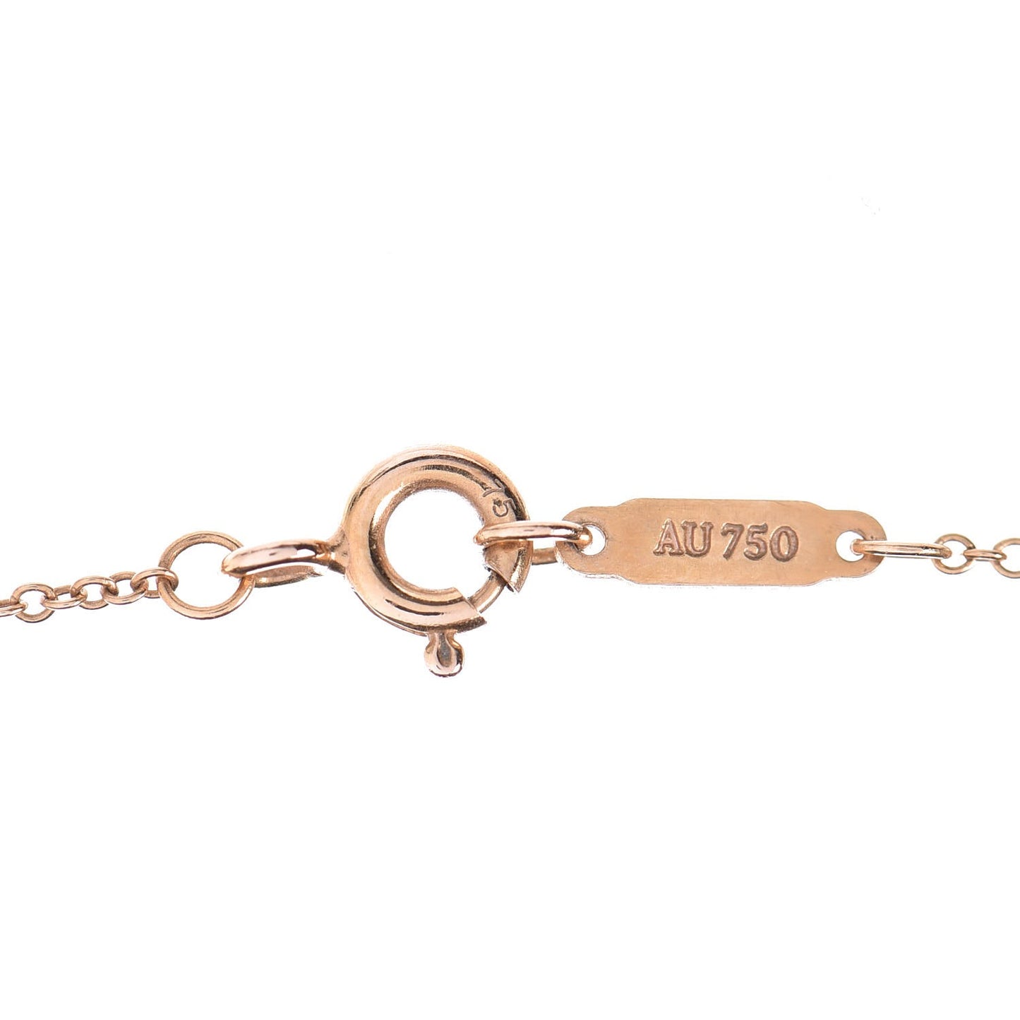 18K Rose Gold Mini Key Pendant Necklace