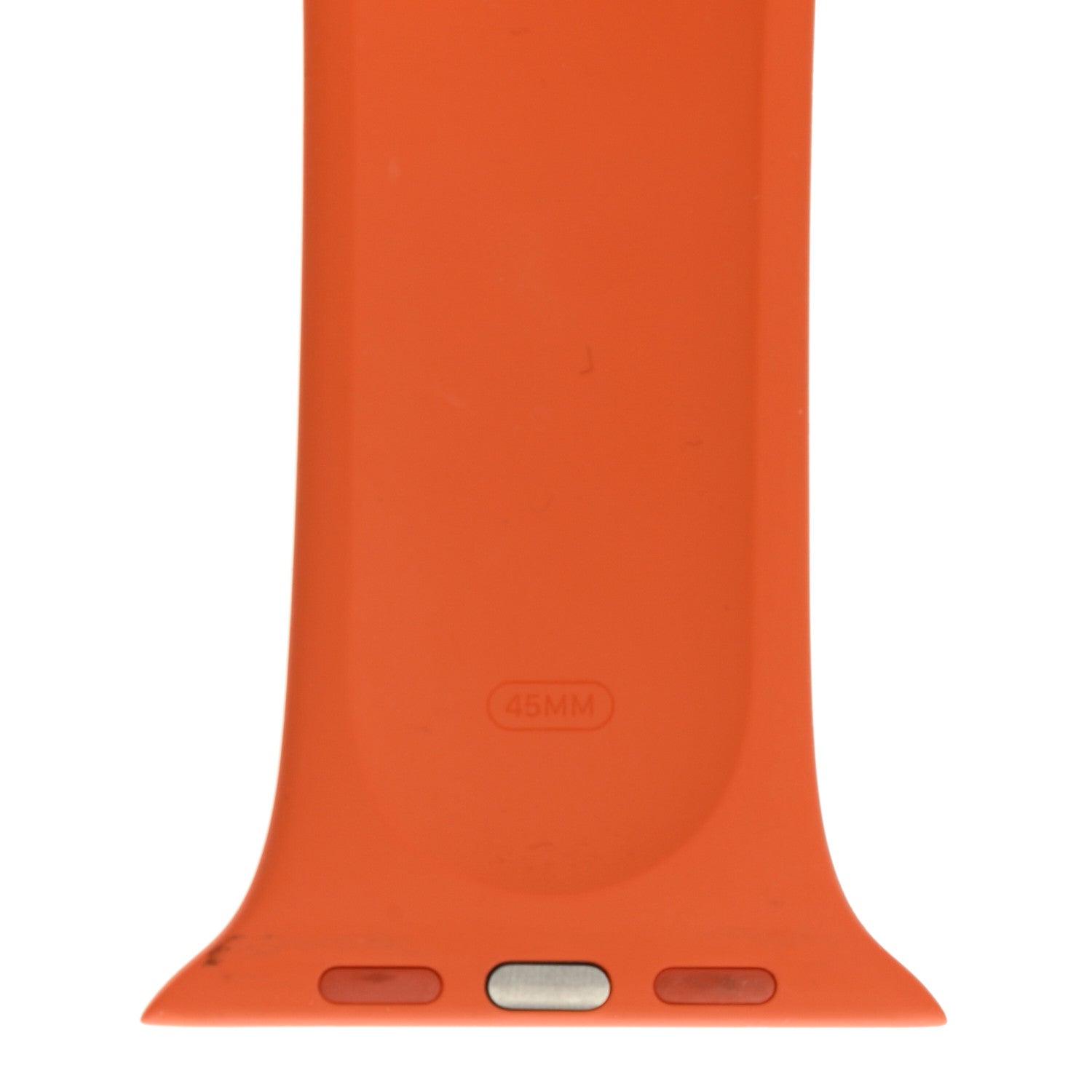 Hermes Silicone 45mm Apple Sports Watch Single Tour Band Orange 3 of 4