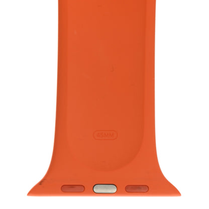 Hermes Silicone 45mm Apple Sports Watch Single Tour Band Orange 3 of 4