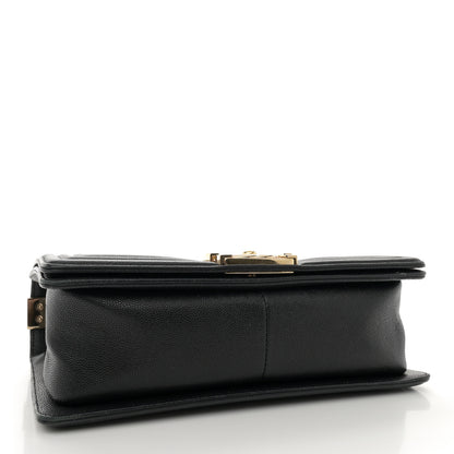 Chanel Caviar Quilted Medium Boy Flap Black 4 of 15