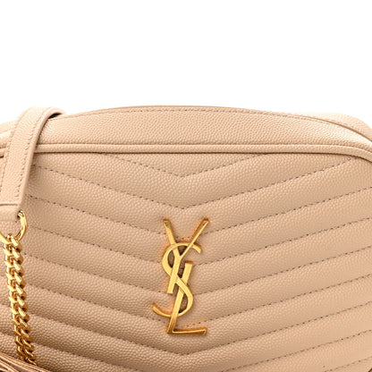 Saint Laurent Grain De Poudre Matelasse Monogram Mini Lou Camera Bag New Powder 8 of 10