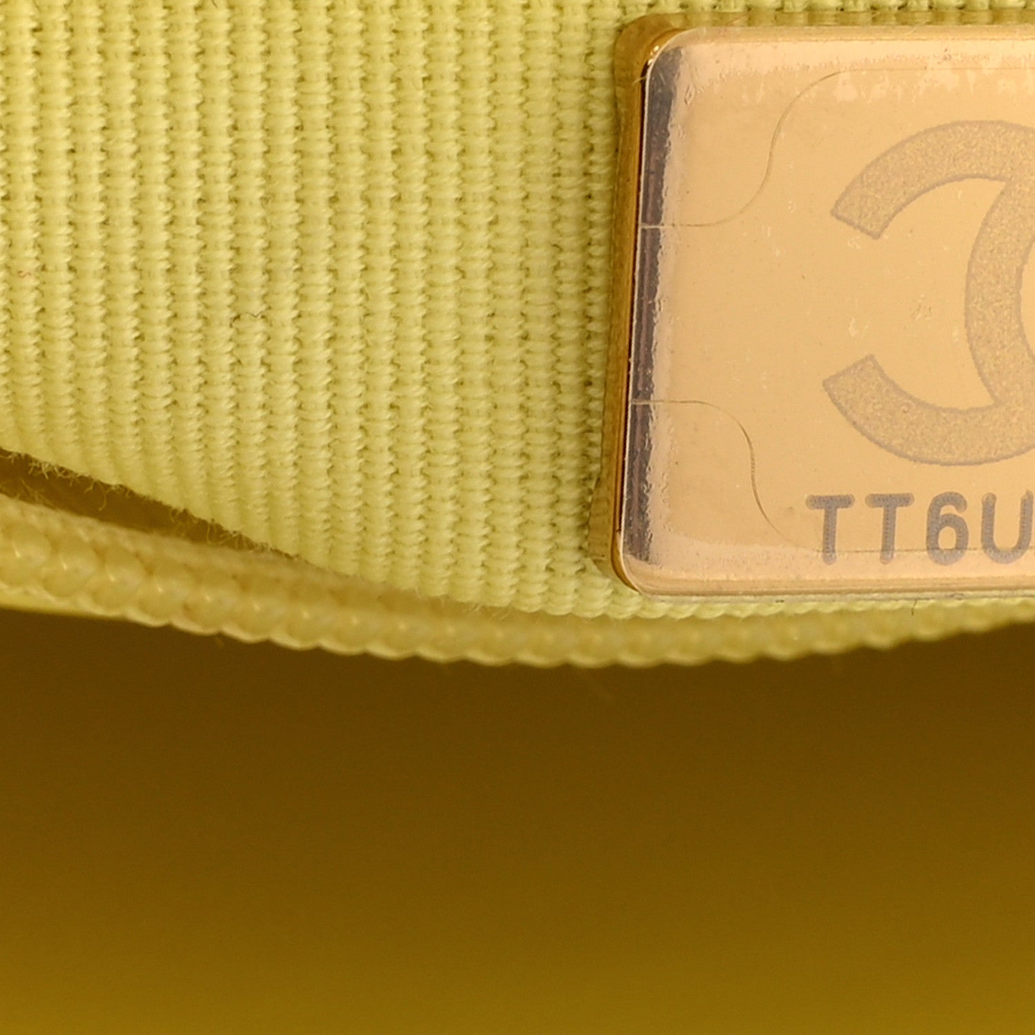 Chanel Shiny Aged Calfskin Quilted Nano Kelly Shopper Light Yellow 7 of 11