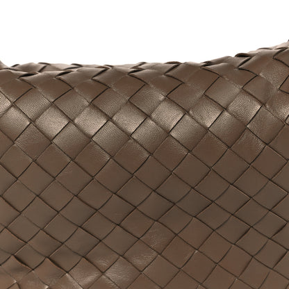 Bottega Veneta Nappa Intrecciato Teen Jodie Hobo Taupe Grey 9 of 11