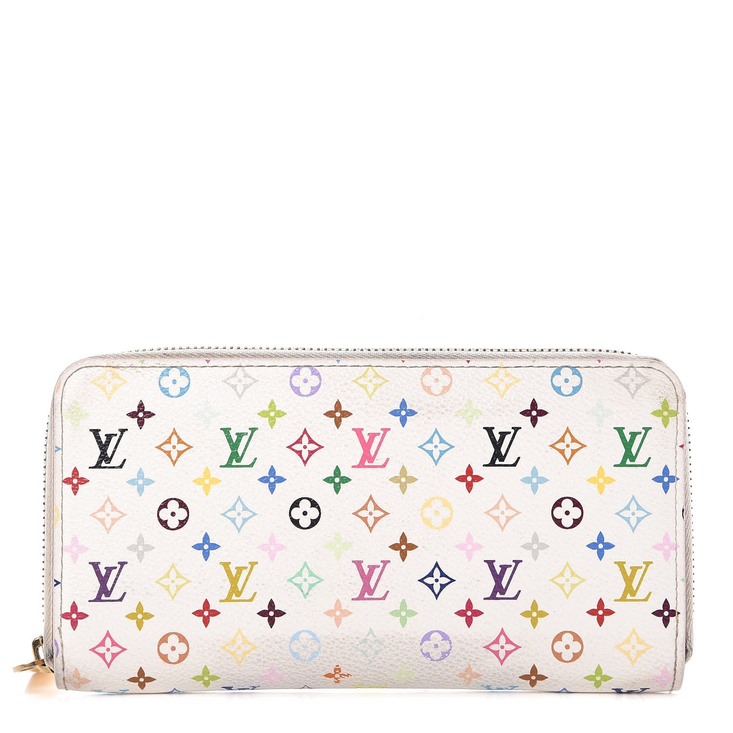 Louis Vuitton Monogram Multicolor Zippy Wallet White 1 of 10