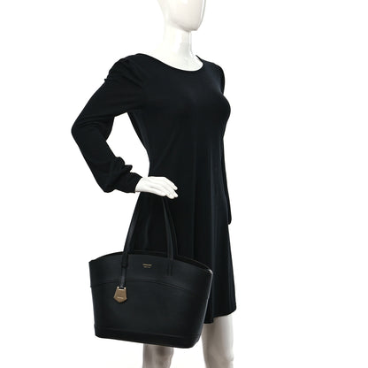 Salvatore Ferragamo Calfskin Charming Tote Black 2 of 10