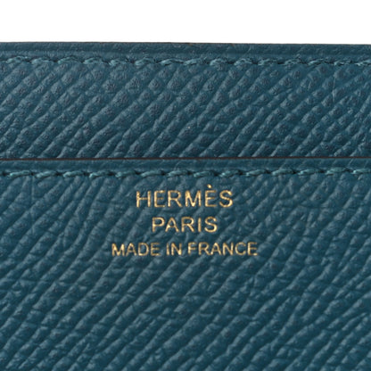 Hermes Epsom Constance Long Wallet To Go Vert Bosphore 6 of 7
