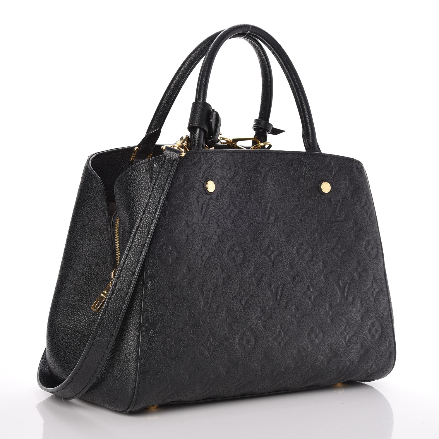 Louis Vuitton Empreinte Montaigne MM Black 3 of 8