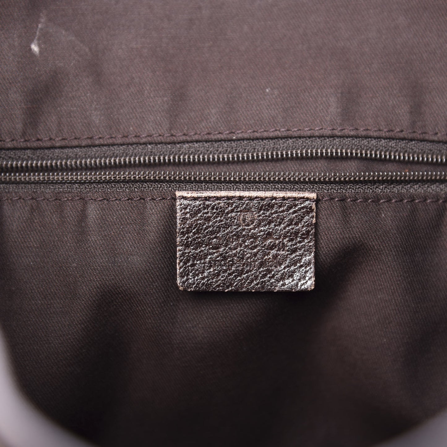 Monogram Medium Abbey Shoulder Bag Dark Brown
