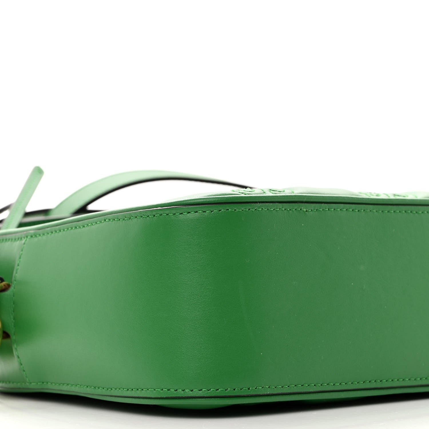 Gucci Calfskin GG Matelasse Shoulder Bag Spring Green Natural 8 of 12
