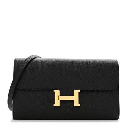 Hermes Epsom Constance Wallet To Go Black 1 of 10