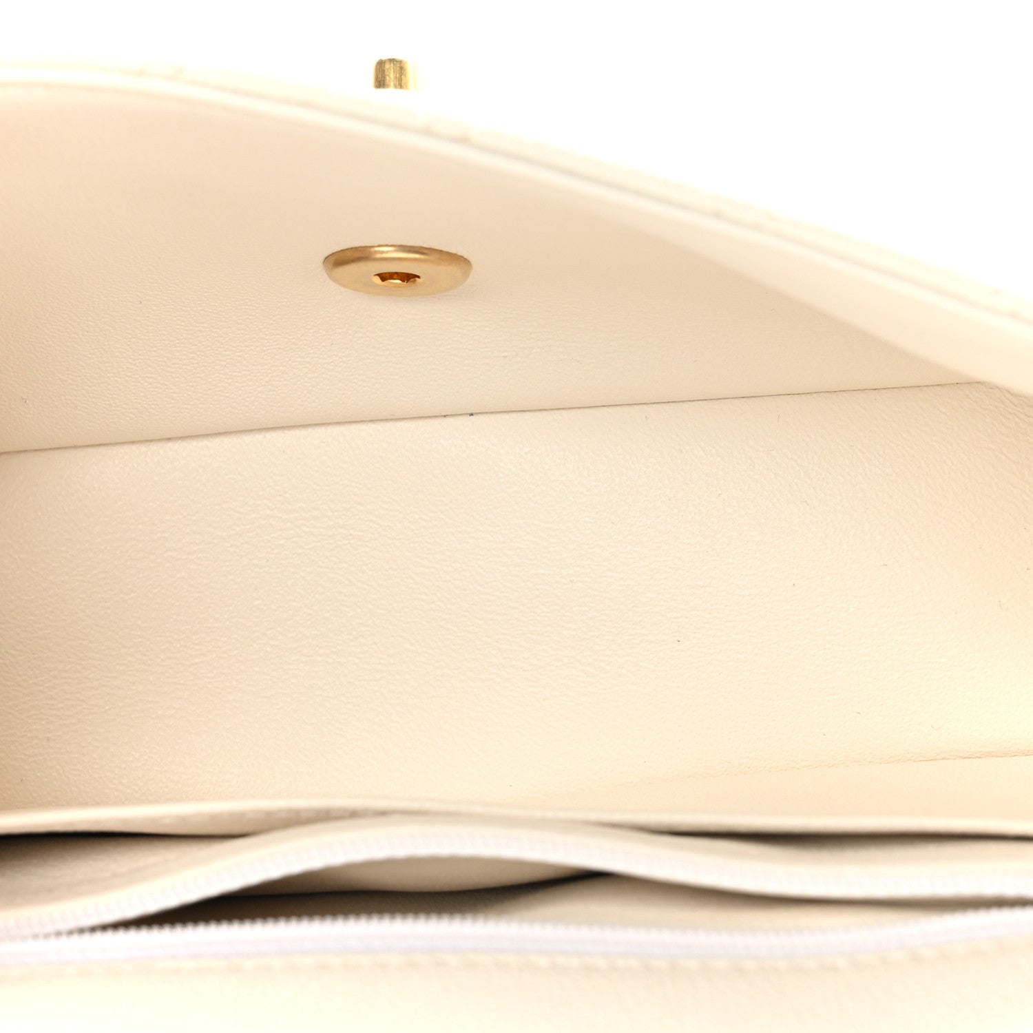 Chanel Caviar Quilted Mini Top Handle Rectangular Flap White 5 of 9
