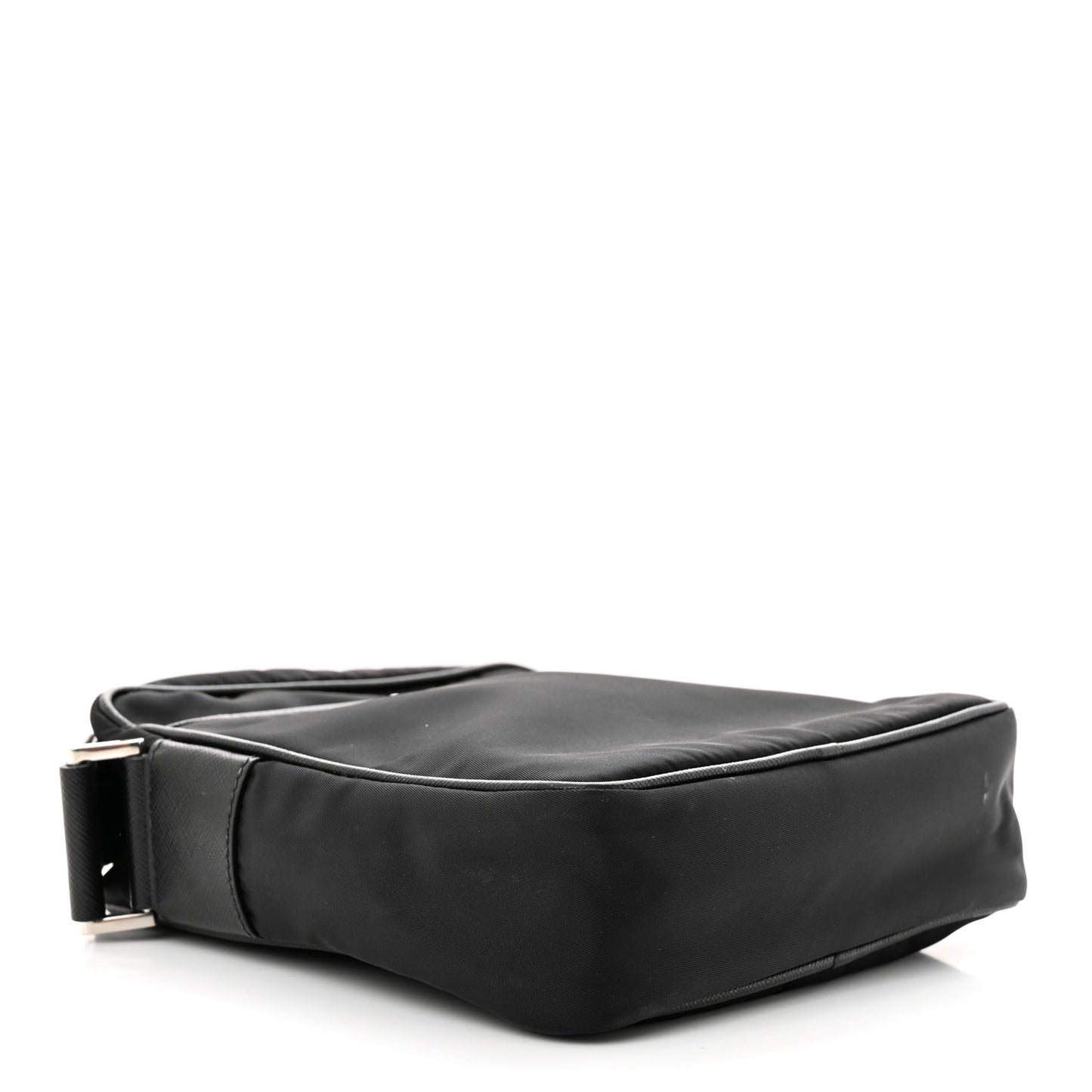 Tessuto Nylon Saffiano Crossbody Black