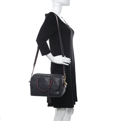 Louis Vuitton Empreinte Speedy Bandouliere 25 NM Marine Rouge 2 of 11