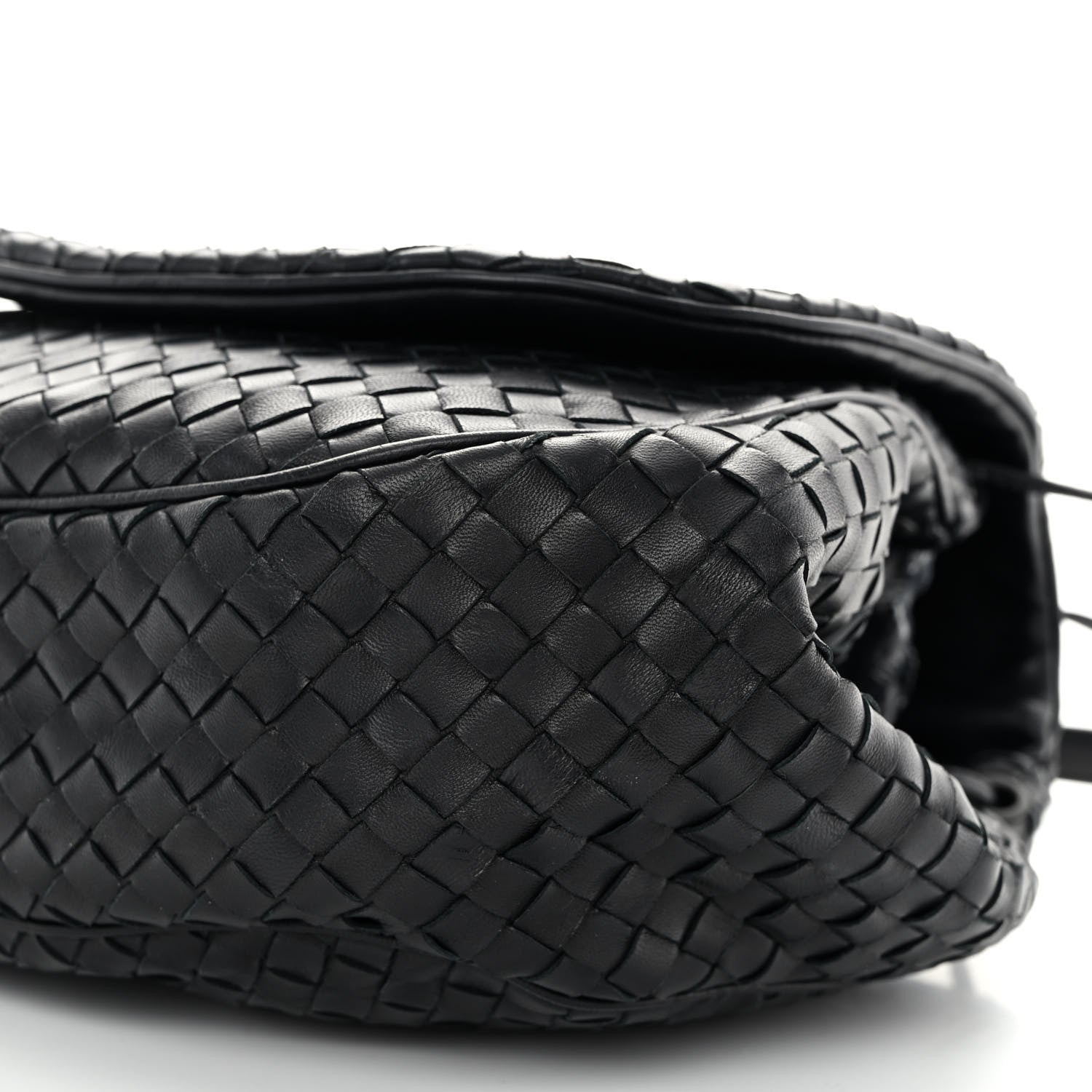Bottega Veneta Nappa Intrecciato Messenger Bag Black 10 of 10