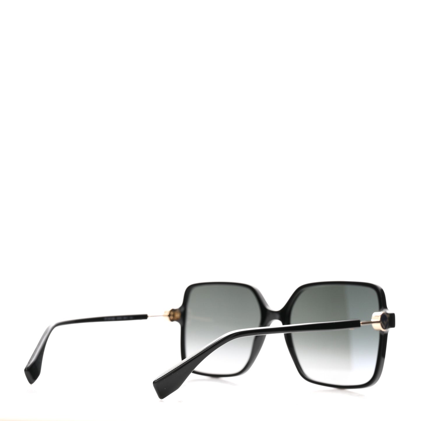 Acetate Square Sunglasses FF 0411/S Black