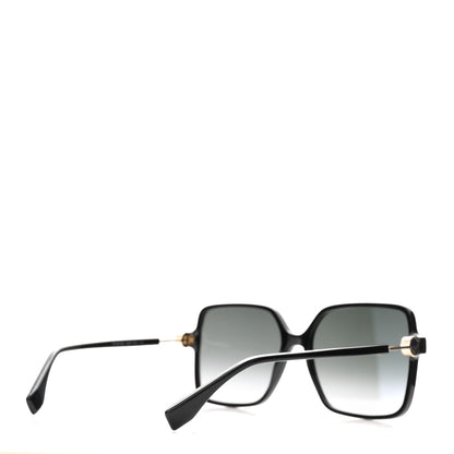 Fendi Acetate Square Sunglasses FF 0411/S Black 4 of 7