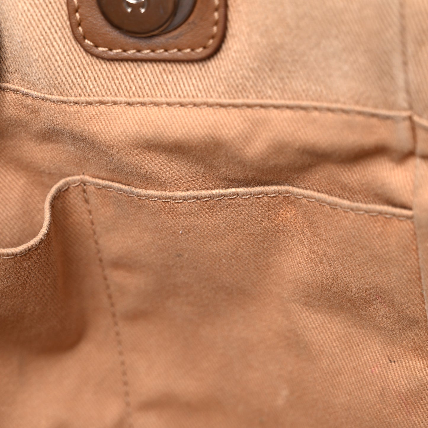 Canvas Sequin Small Deauville Tote Ecru