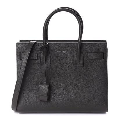Saint Laurent Grained Calfskin Baby Sac De Jour Black 1 of 20