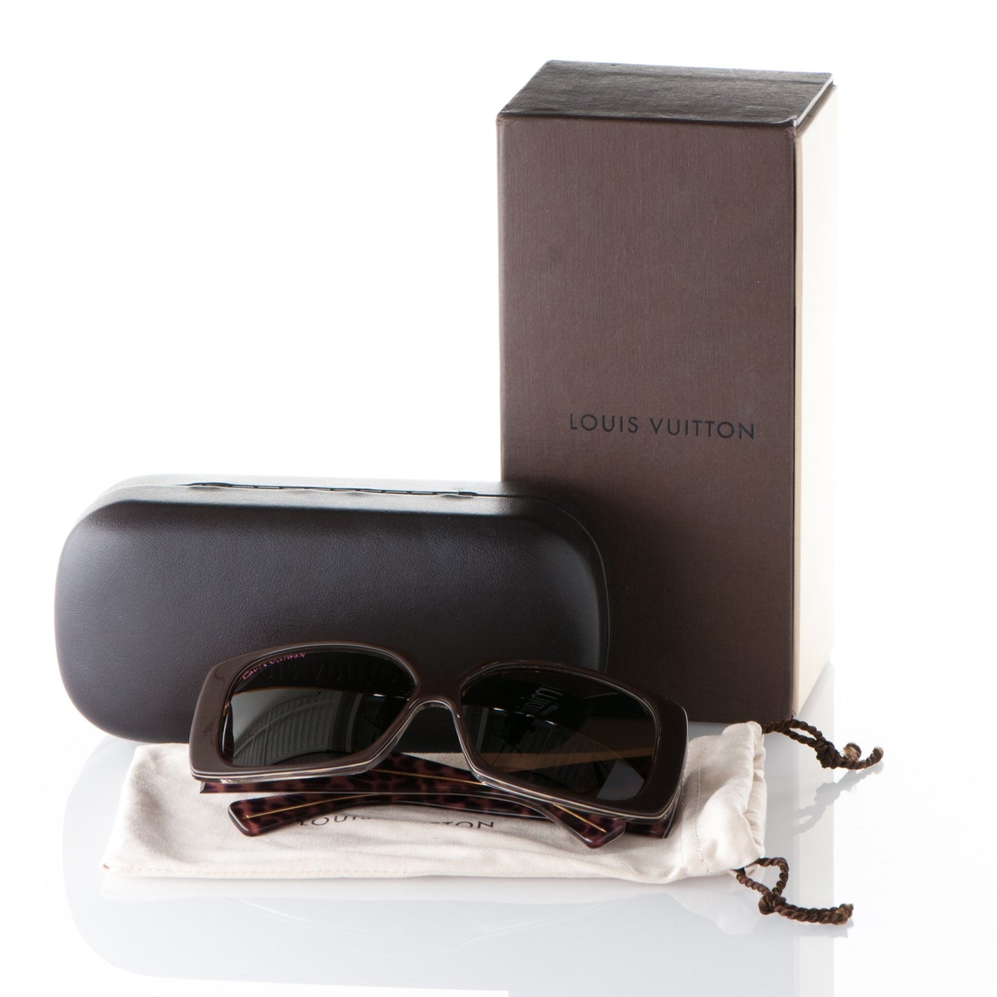 Leopard Marquise Sunglasses Z0207W Brown