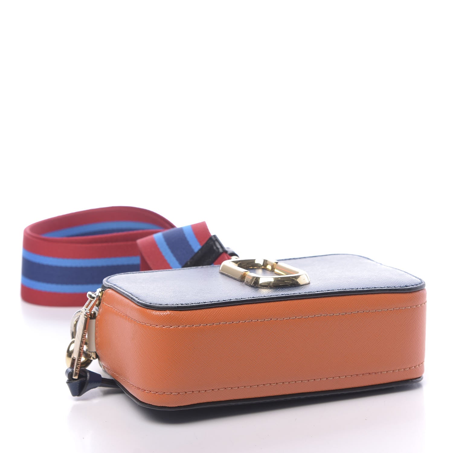 Marc Jacobs Saffiano Small Snapshot Camera Bag Navy Multicolor 4 of 12