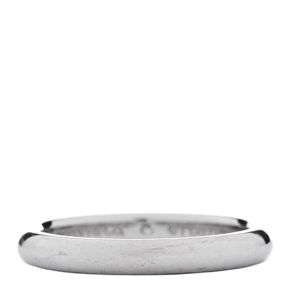 Tiffany Platinum Diamond Elsa Peretti Band Ring 54 7 3 of 5
