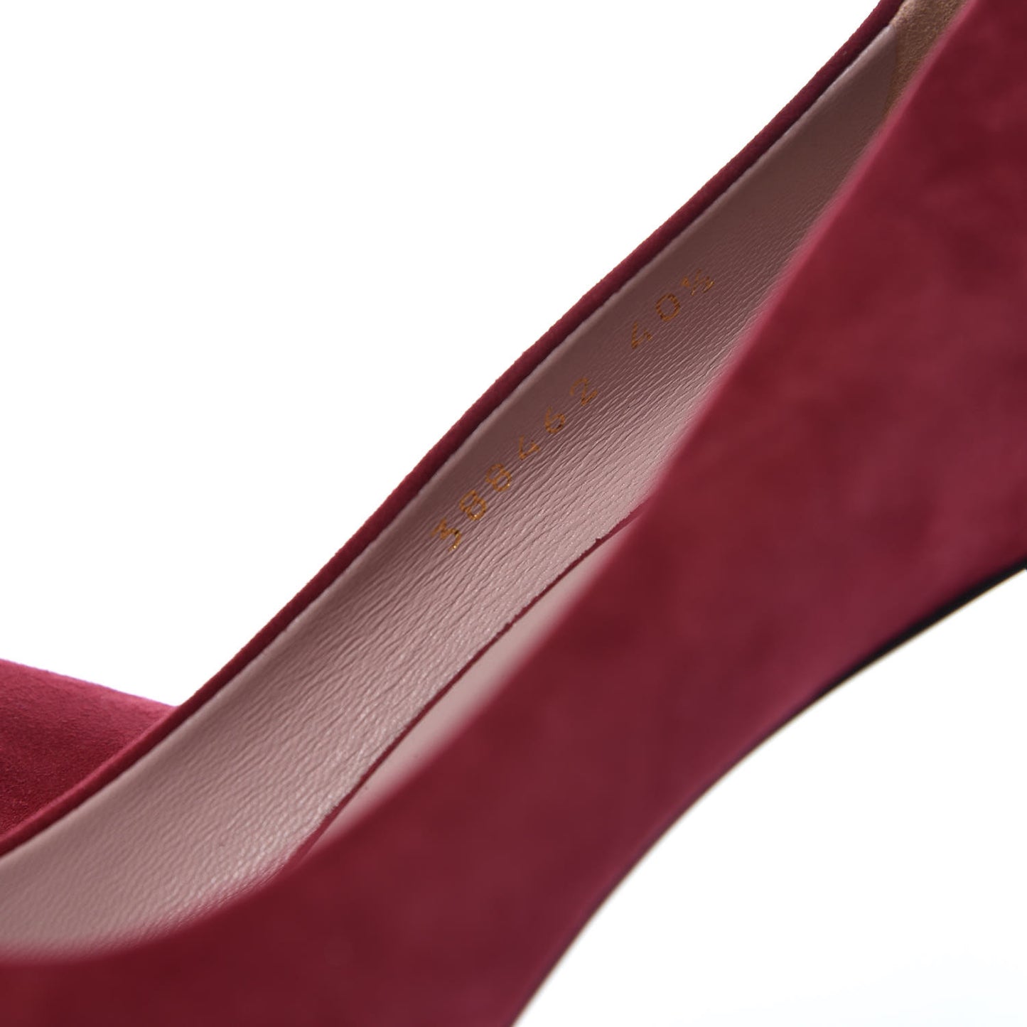 Kid Scamosciato Platform Pumps 40.5 Red