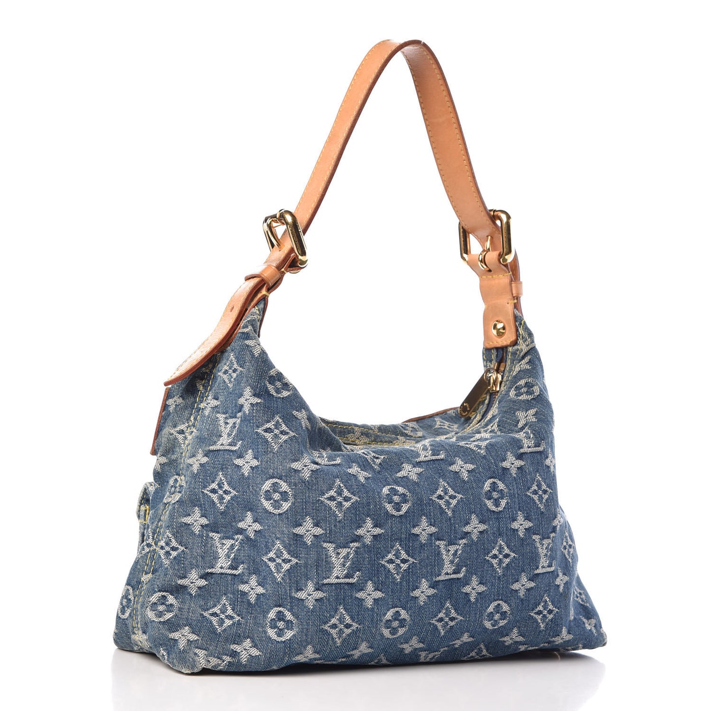 Monogram Denim Baggy PM Blue