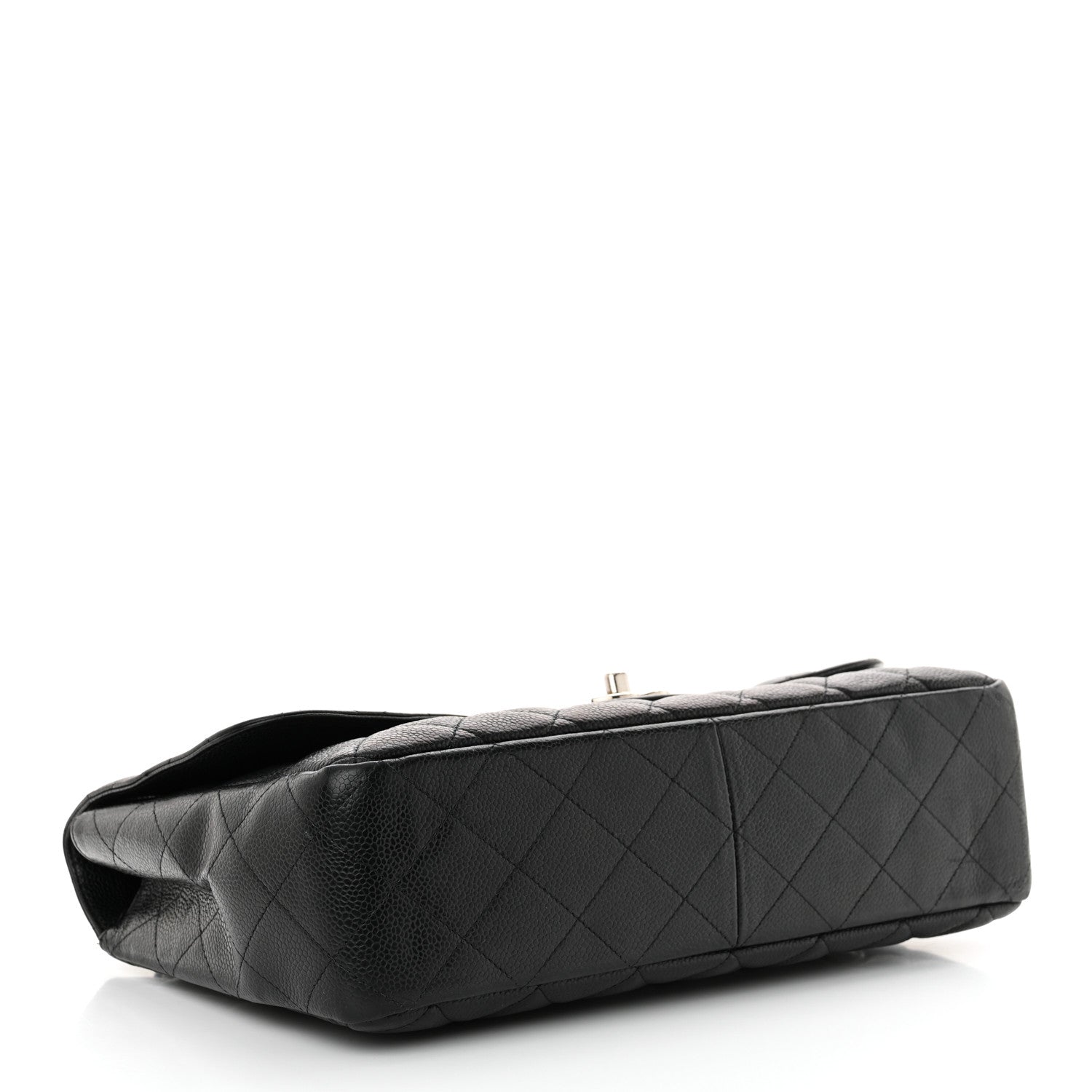 Chanel Caviar Quilted Jumbo Single Flap Black 4 of 14