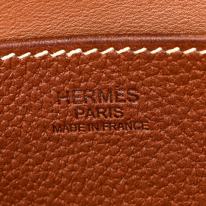 Hermes Barenia Faubourg Halzan 25 Fauve 6 of 11