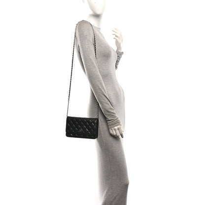 Chanel Caviar Quilted Wallet on Chain WOC Black 2 of 12