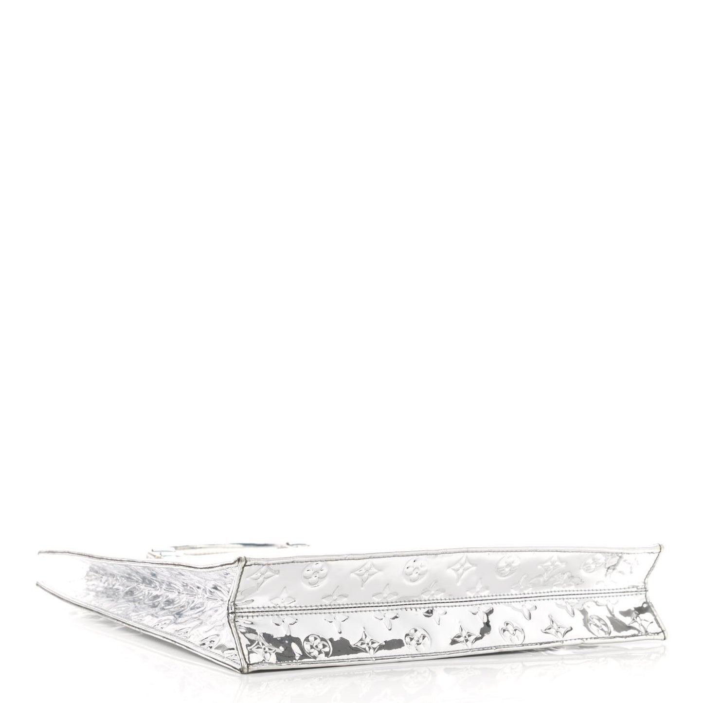 Monogram Miroir Sac Plat Silver