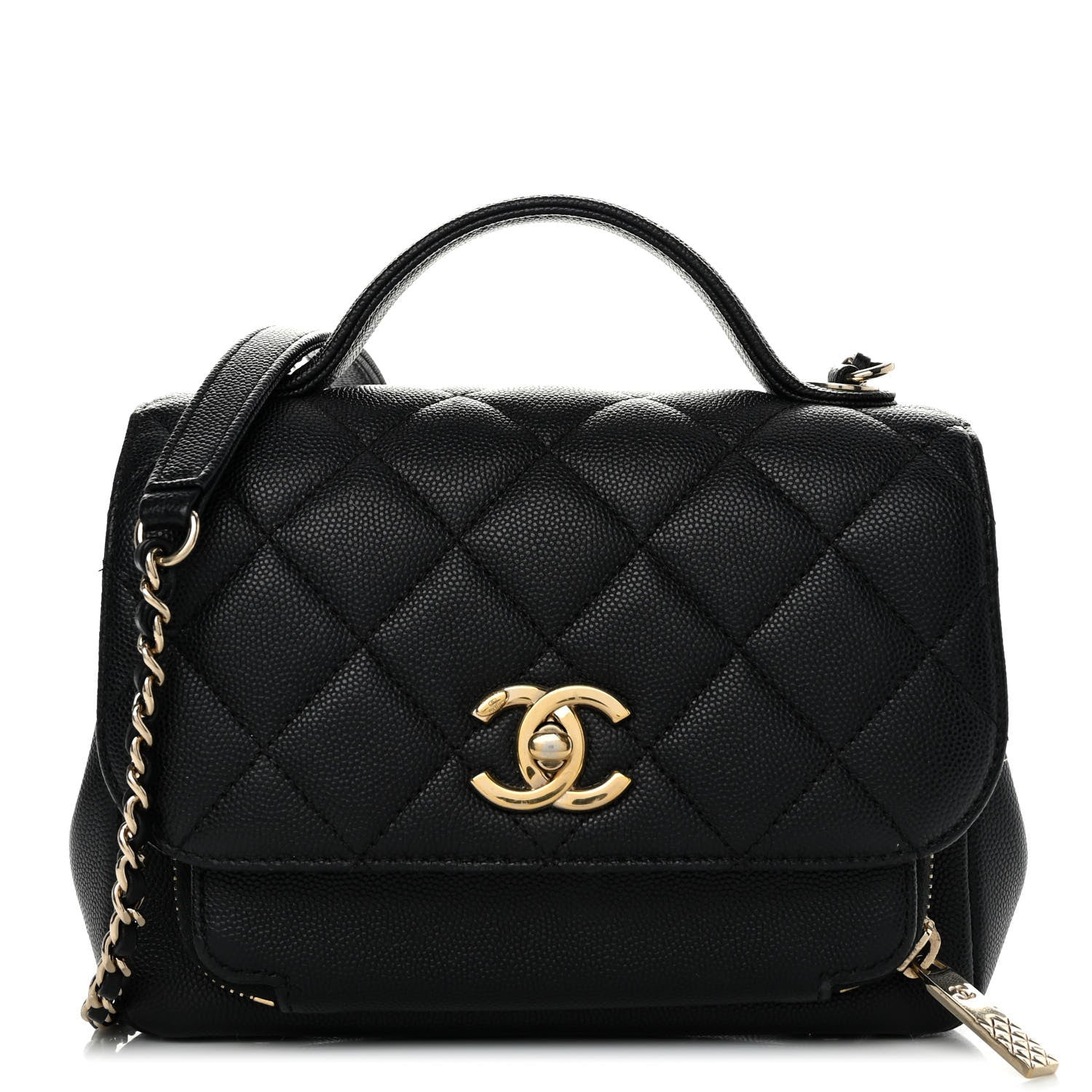 Chanel Caviar Quilted Small Business Affinity Flap Black 2 of 10