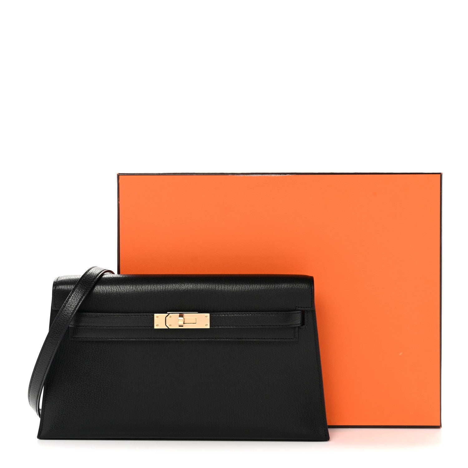 Hermes Chevre Chamkila Kelly Elan Black 11 of 11