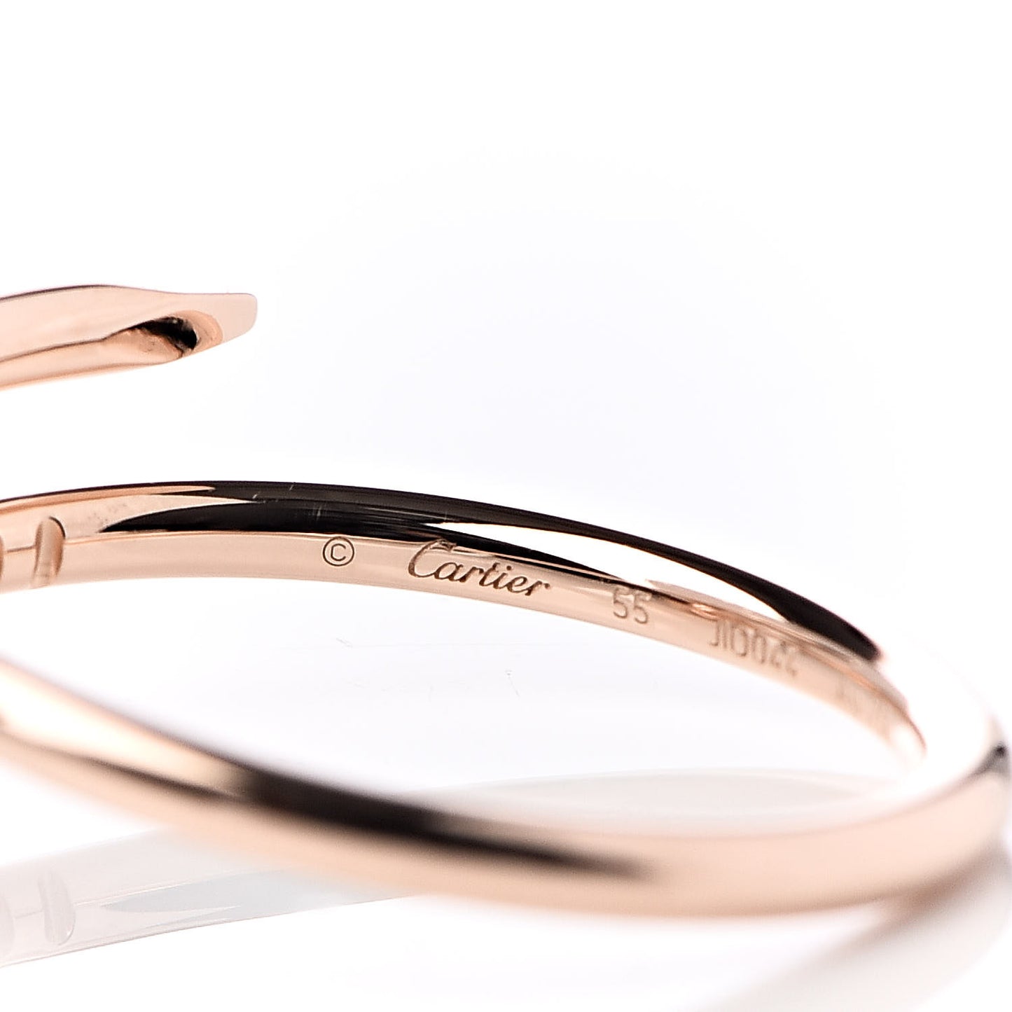 18K Pink Gold Small Juste Un Clou Ring 55 7.25
