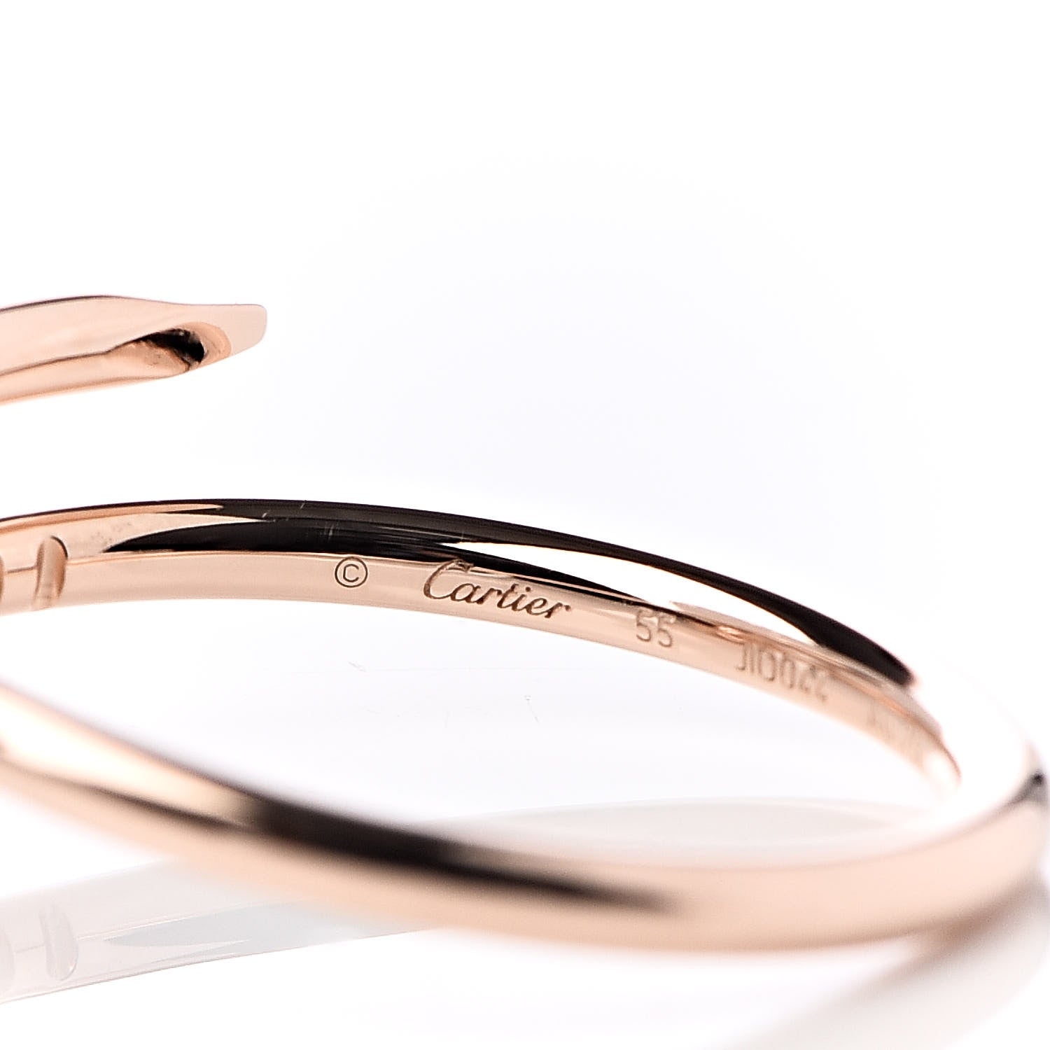 Cartier 18K Pink Gold Small Juste Un Clou Ring 55 7.25 4 of 6
