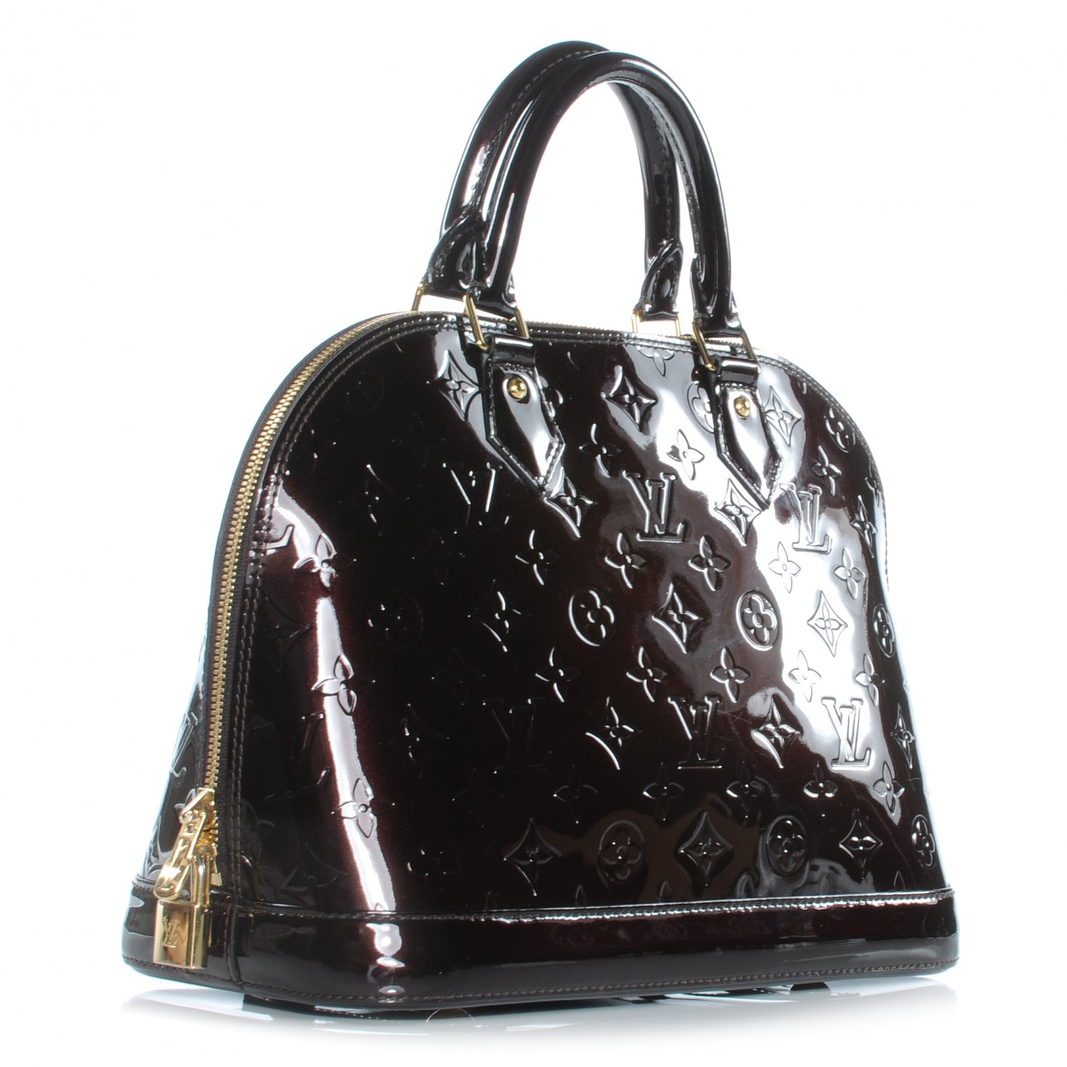 Louis Vuitton Vernis Alma PM Amarante 3 of 7